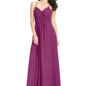 Azazie Haleigh Chiffon Bridesmaids Dress - Orchid
